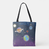 De Teeny Tiny Telescope Canvas tas (Achterkant)