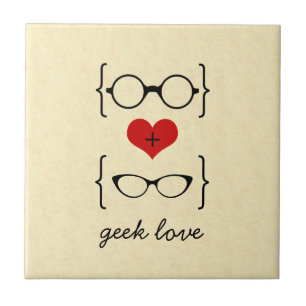 De Tegel van de Glazen van Geeky Tegeltje