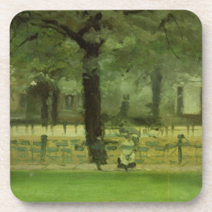 De Tegel van Ladie, Kensington Gardens (olie op he Bier Onderzetter