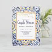 De tegels van de Schotelmachine van de paar en koo Feestdagenkaart (Staand voorkant)