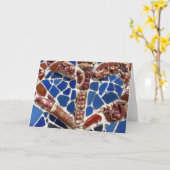 De Tegels van het hart van Barcelona Kaart (Gele Bloem)