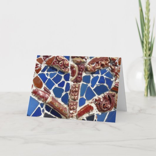 De Tegels van het hart van Barcelona Kaart (Voorkant)