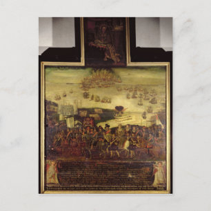 De tegenstander van koningin Elizabeth I in Tilbur Briefkaart