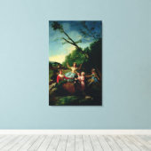 De tekening canvas afdruk (Insitu (Houten vloer))