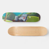 De tekening skateboard (Horizontaal)