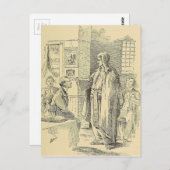 De Tekening van de hypnose Briefkaart (Voorkant / Achterkant)