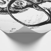 De Tekening van de Illustratie van de Hond van Cadeaupapier (Hoek)