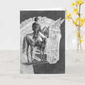 De Tekening van de Montering van de Paarden van de Kaart (Gele Bloem)