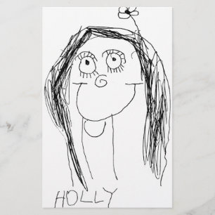 De tekening van uw kind - Moederdag cadeau Briefpapier