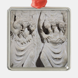 De tekens van Leo en Aries Metalen Ornament