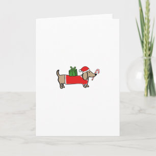 De tekkel van Kerstmis Feestdagen Kaart