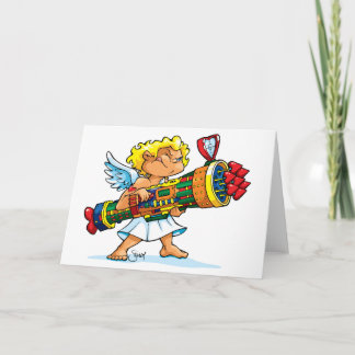De Tekst van Card_Rambo Cupid_No van Feestdagen Kaart