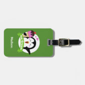 De tekst van de douane & de Pinguïn van het Bagagelabel (Voorkant horizontaal)