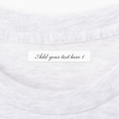 De Tekst van het Manuscript van de douane Vier Ver Labels (Aangebracht)