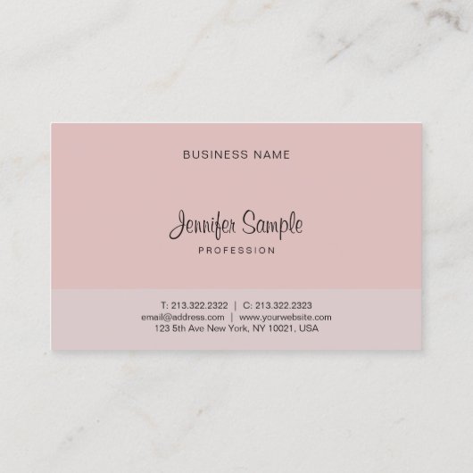 De Tekst van het Manuscript van de kalligrafie Ele Visitekaartje (Achterkant)