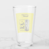 De telefooncel bar bier glas (Achterkant)