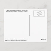 De telefooncel van Beritish Briefkaart (Achterkant)