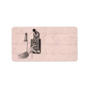 De Telefoons van de Illustrator van de Telefoon R Etiket
