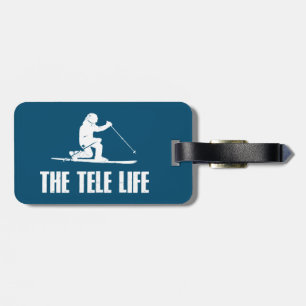 De Telemark Ski Life Bagagelabel