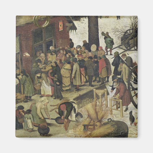 De telling bij Bethlehem 2 Magneet (Voorkant)