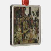 De telling bij Bethlehem 2 Metalen Ornament (Rechts)