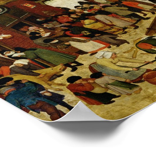 De telling bij Bethlehem 2 Poster (Hoek)