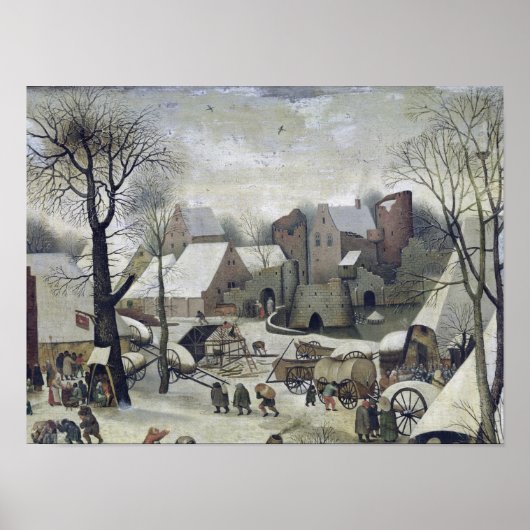 De telling in Bethlehem Poster (Voorkant)