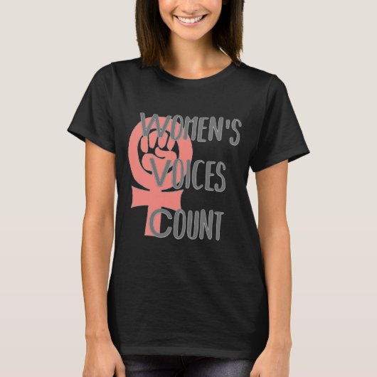 De Telling van de Stemmen van vrouwen T-shirt (Voorkant)