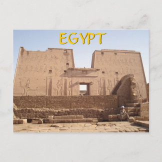De Tempel Egypte van Edfu Briefkaart