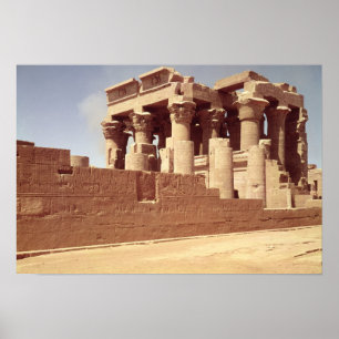 De tempel Sobek en Haroeris Poster