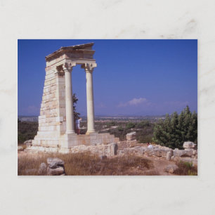 De tempel van Apollo, Cyprus Briefkaart
