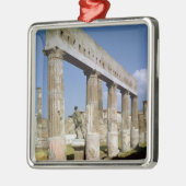 De tempel van Apollo Metalen Ornament (Links)