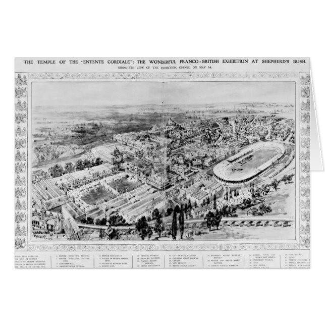 De tempel van de "Entente Cordiale" (Voorkant Horizontaal)