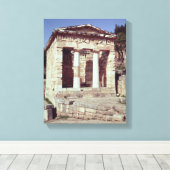 De tempel van de schatten van de Atheense bevolkin Canvas Afdruk (Insitu (Houten vloer))