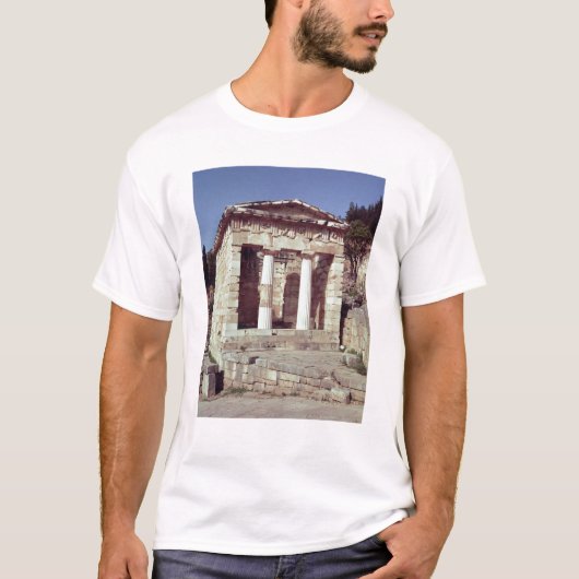 De tempel van de schatten van de Atheense bevolkin T-shirt (Voorkant)