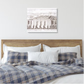 De tempel van Solomon, Jeruzalem, uit 'Entwurf ei' Canvas Afdruk (Insitu (Slaapkamer))