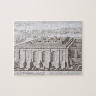 De tempel van Solomon, Jeruzalem, uit 'Entwurf ei' Legpuzzel