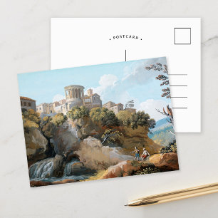 De tempel van Vesta   Giovanni Battista Busiri Briefkaart