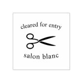 De Temperatuur van de haarsalon Controleren/Ontrui Rubberstempel (Afrduk)