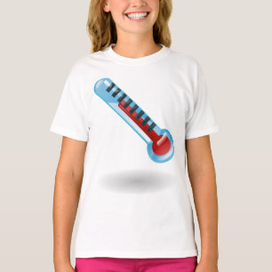De Temperatuur van de thermometer T-shirt