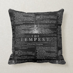 De Tempest Shakespeare-speelpiloot Kussen
