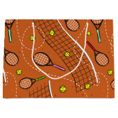 De Tennis Game Gift Bag Groot Cadeauzakje (Voorkant)