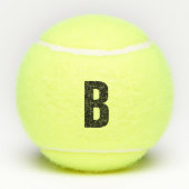 De Tennis Lettre monographique personnalisée, nombre, balles (Dos)
