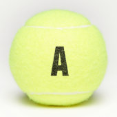 De Tennis Lettre monographique personnalisée, nombre, balles (Devant)