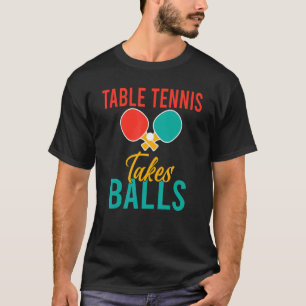 De Tennis van de lijst neemt de Tennis van de Ball T-shirt