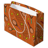 De Tennisspel Cadeaubag Groot Cadeauzakje (Achterkant Gekanteld)