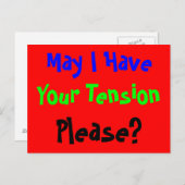 De tension carte postale svp (Devant / Derrière)