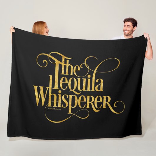 De Tequila Whisperer Fleece Blanket (In situ)