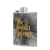 De "Tequila Whisperer-fles" Heupfles (Links)