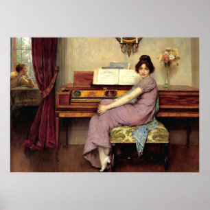 De terughoudende pianist poster